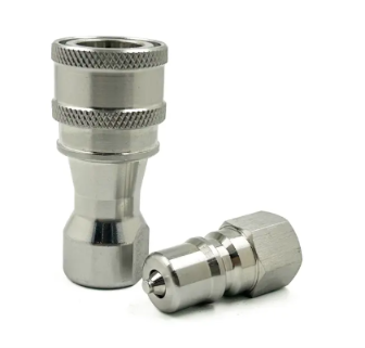 Ss316 1/4” NPT/BSPT ISO-B Quick Coupler set (As per Sample)