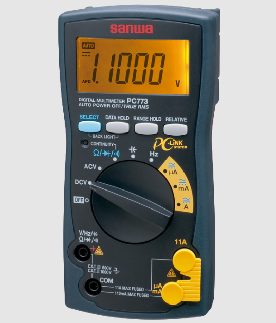 SANWA PC773 DIGI MULTIMETER BACKLIGHT &