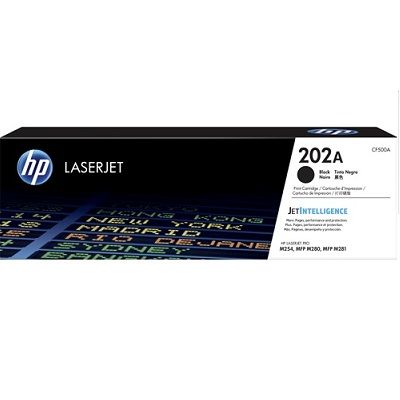HP CF500A LaserJet Toner Cartridge (HP 202A) Black Colour