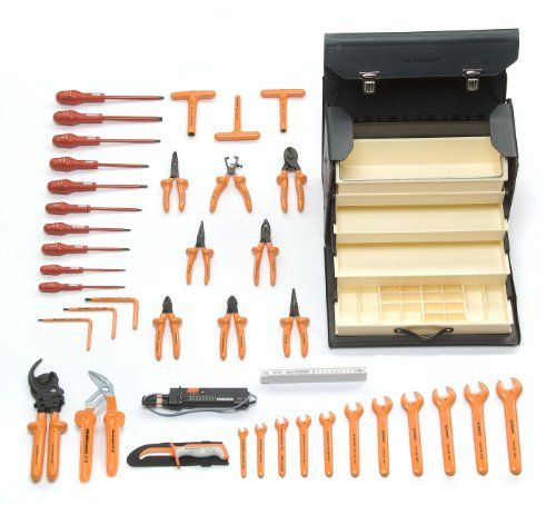 *Facom 41 Piece VDE Approved Tool Set Tool Kit with Bag - 2184C.VSE