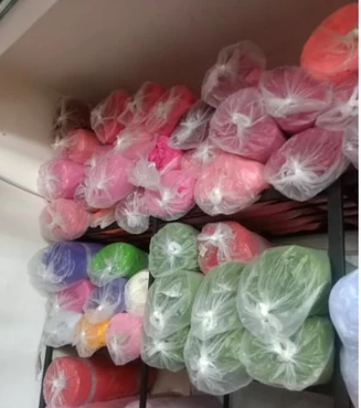 100% Polyester Interlock knitted fabric width 60" / Kain Jersey Plain Bidang 60" (ROLL FORM) - 60 meter