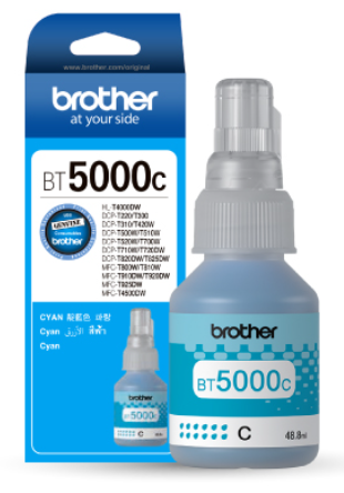 BROTHER BT5000C CYAN INK BOTTLE