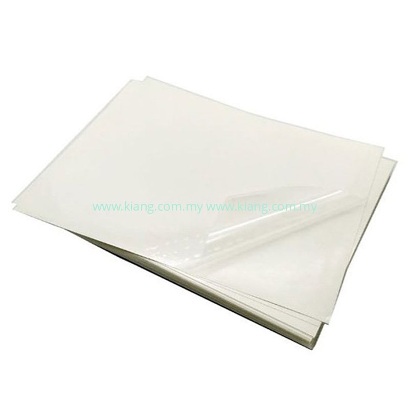 AVERY STICKER A4 Transparent (100 pcs per packet)