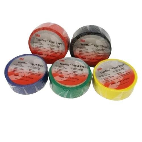 3M Temflex GU Vinyl Electrical Tape (18mm X 5m) Yellow XE009005606 2149166