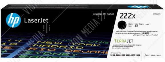 HP W2220X BLACK TONER (222X)