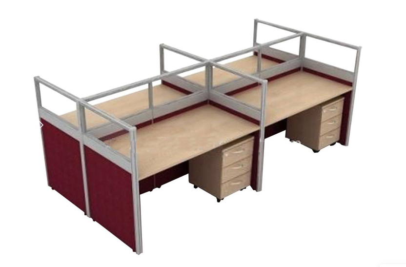 Apex Workstation Half Glass 10 Seater