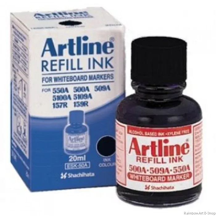 ARTLINE REFILL INK FOR WHITEBOARD MARKERS (BLACK)
