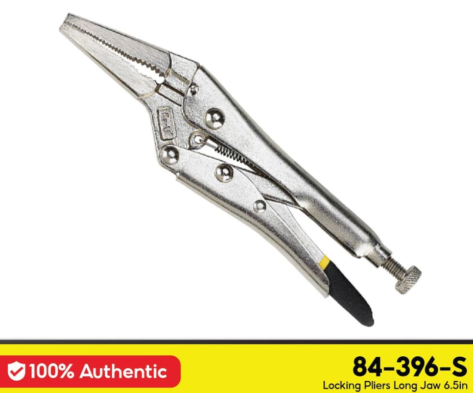 STANLEY LOCKING PLIERS LONG JAW (6.5") 84-396-S
