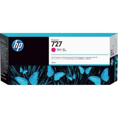 HP 727 300-ml Magenta DesignJet Ink Cartridge (F9J77A)
