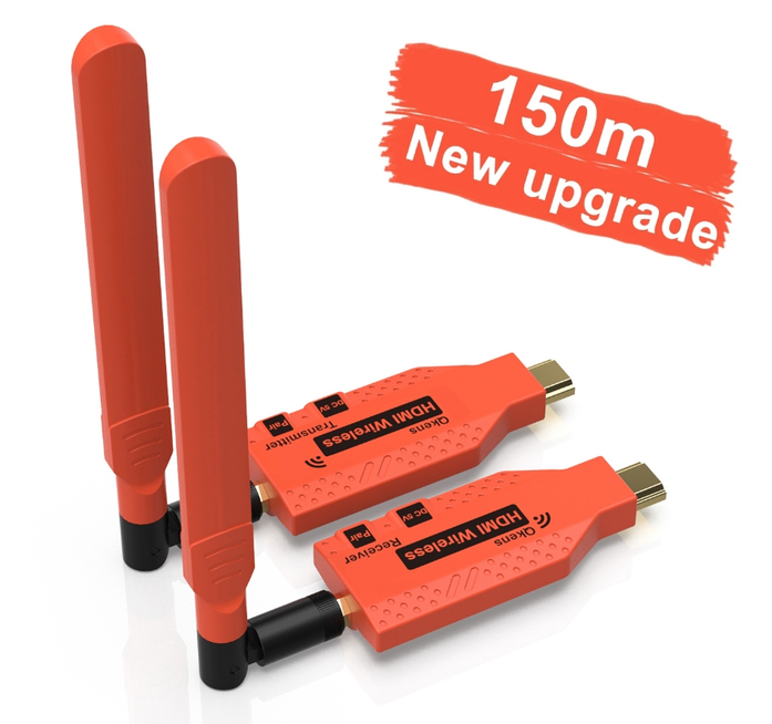 150m Wireless HDMI Extender 1x4 HDMI Splitter Audio Video Transmitter and Receiver Wireless Share Display Adapter for Camera