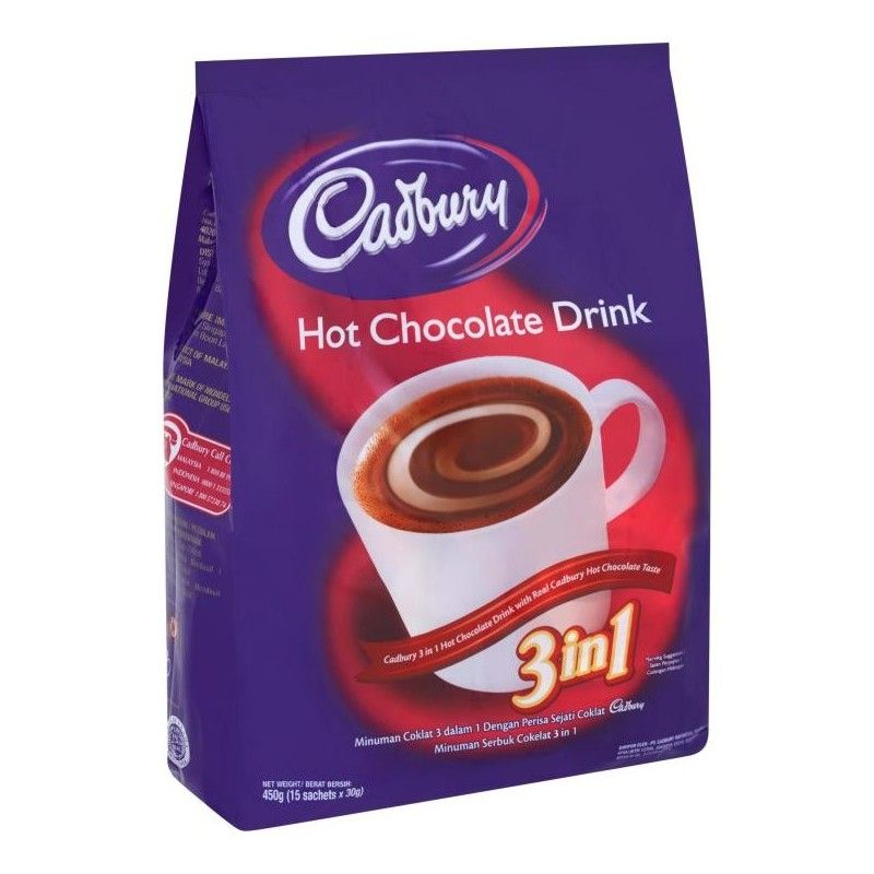 Cadbury 3 in 1 Hot Chocolate Drink 30g x 15