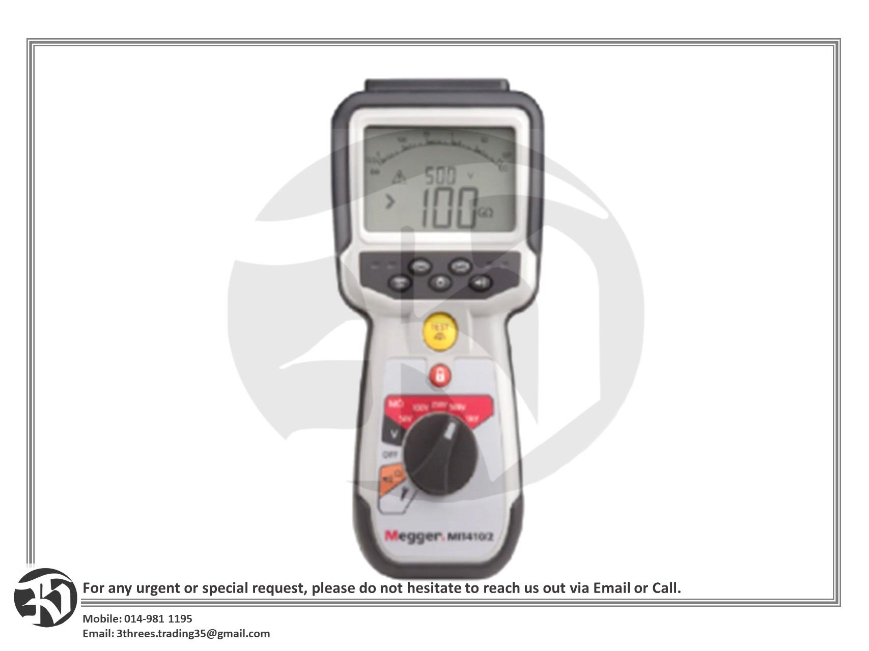 Megger MIT410/2 Insulation Tester