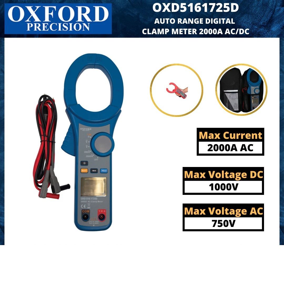 Auto Range Digital Clamp Meter 2000a AC/DC