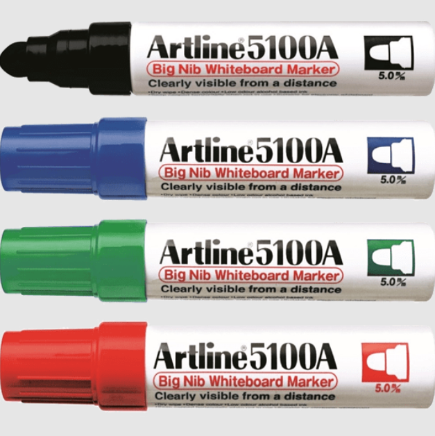 ARTLINE 5100A EK-5100A (5.0MM) BIG NIB WHITEBOARD MARKER (1 PCS ONLY)