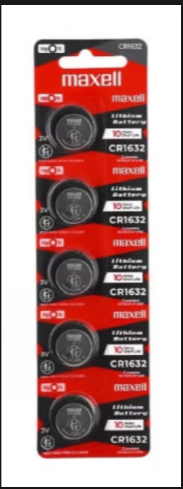 Maxell Micro-Lithium CR1632 Battery Pack (5pcs stripe) CR1632 5B
