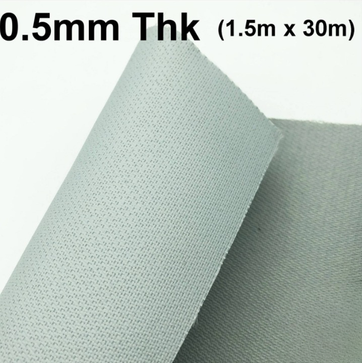 SILICONE COATED FIBERGLASS FABRIC BLANKETS 0.5MM X 1.5M X 30M SINGLE OR DOUBLE SIDED COATING