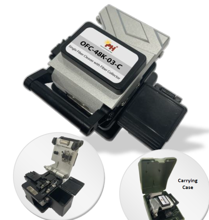 SINGLE FIBER CLEAVER WITH FIBER COLLECTOR OFC-48K-03-C