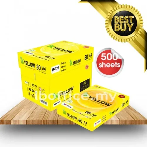 IK Yellow A4 Multifunction Paper 80gsm 500 sheets