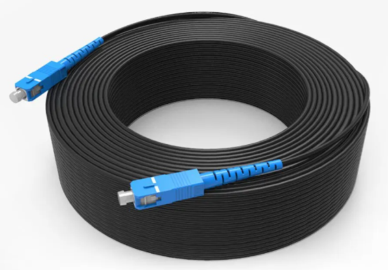 KABEX Pre-terminated U/G Drop Cable, 1C ,SC/UPC-SC/UPC, G657A1, Black, 5m
