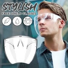 Reusable Face Shield Goggles Safety Transparent Full Face Face Shield Anti-splash Protective Face Shield