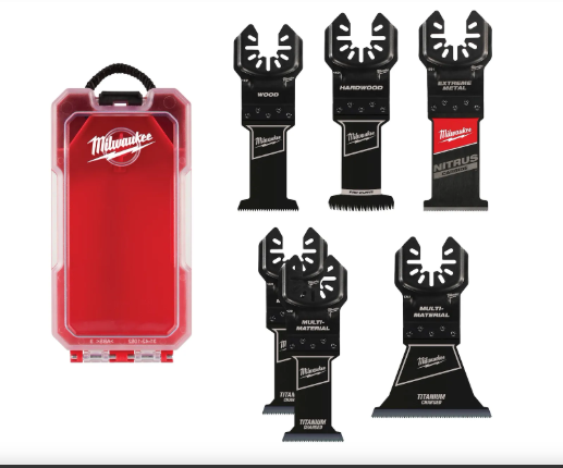 Milwaukee OPEN-LOK™ Multi-Tool Blade Variety Kit (6pcs) 49-10-9112
