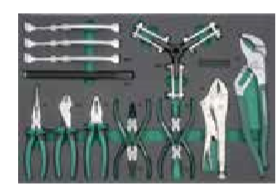 JONNESWAY 14PCS PLIERS AND FILE SET