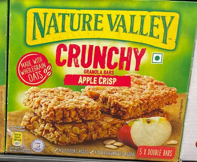 Granola Bar Nature Valley Crunchy - Appl crisp/Roasted Almond/Peanut Butter/Variety Pack