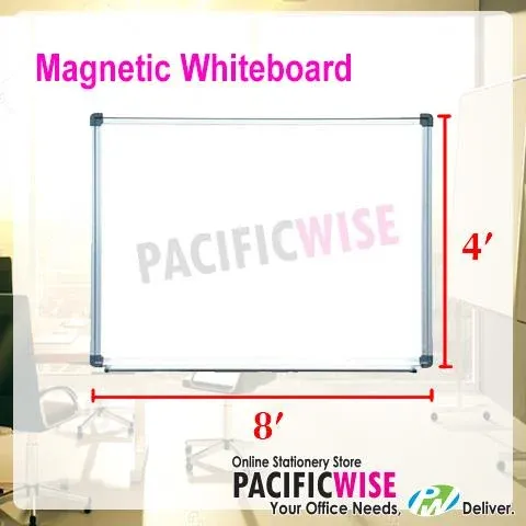 QP Magnetic Whiteboard With Stand 4' x 8'