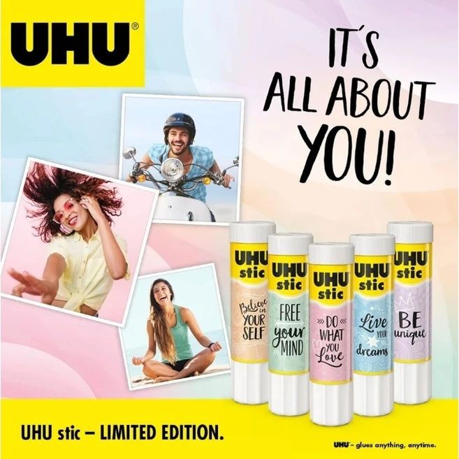 UHU Glue Stic Stick Pastel Limited Edition (Sabah)