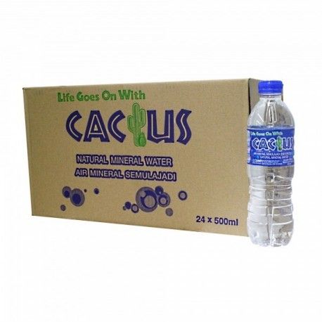 Cactus Mineral Water 24 Bottle x 500ml