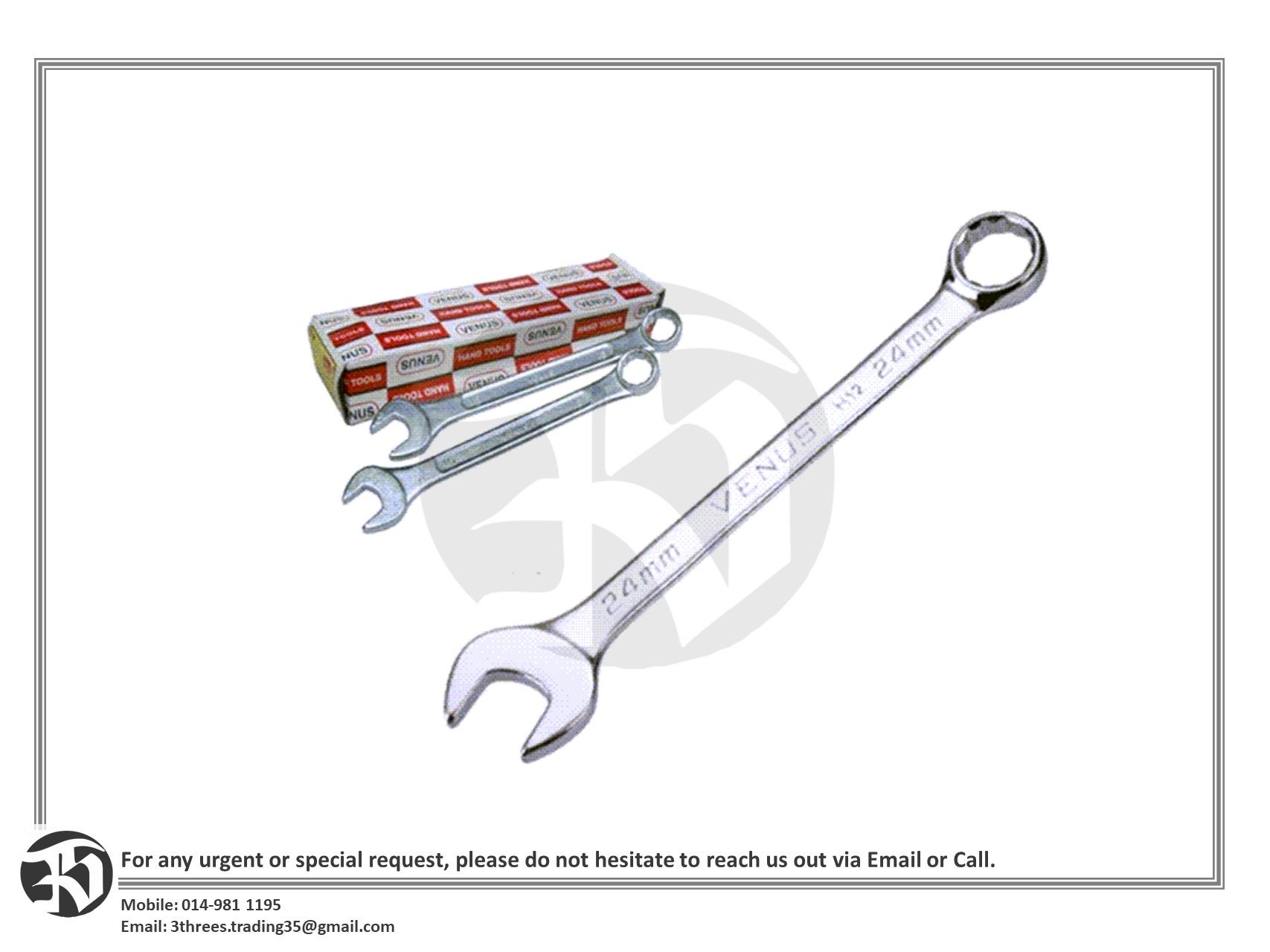 Combination Spanner / Combination Wrench 17mm