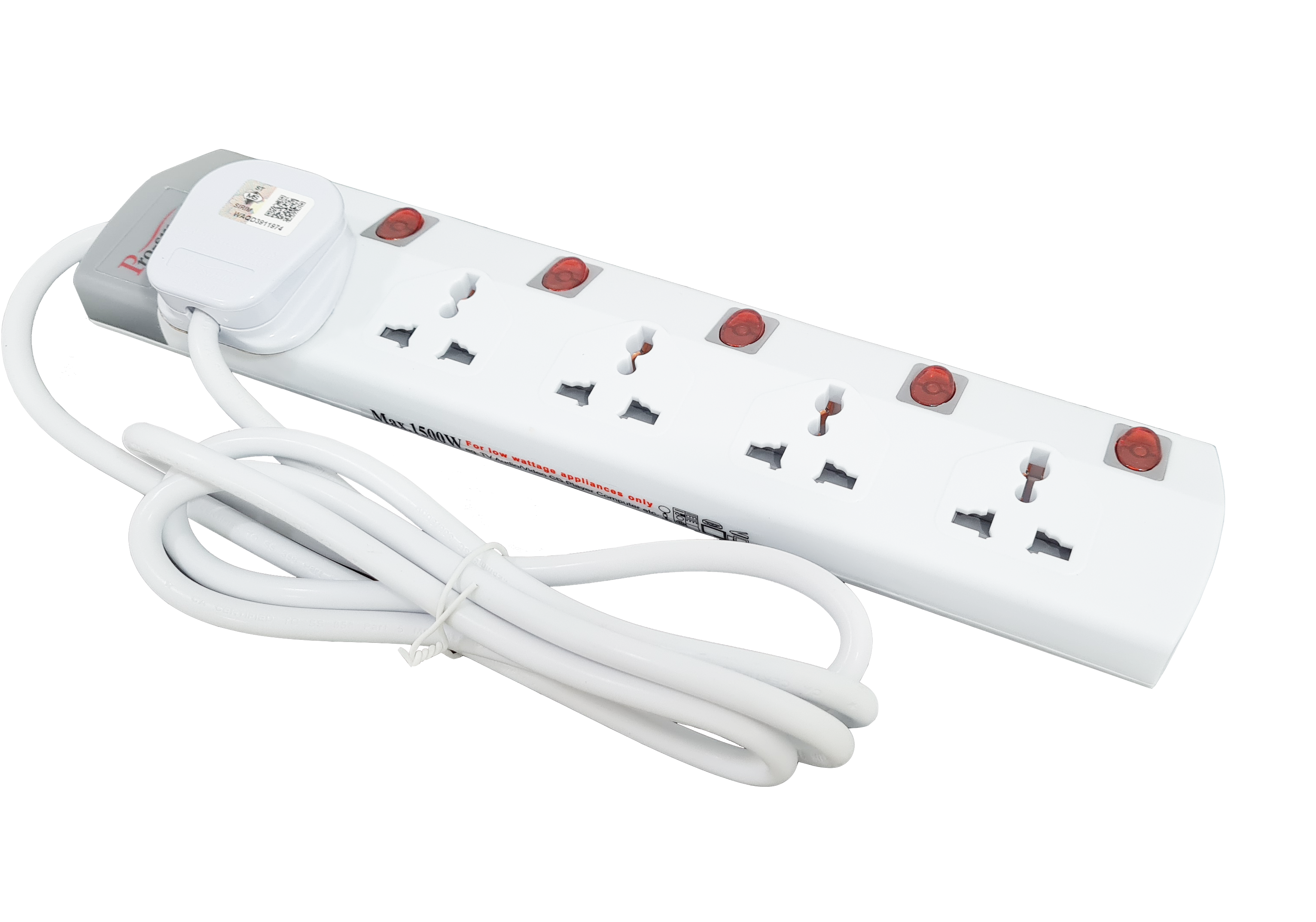 5 Way Extension Socket 5M