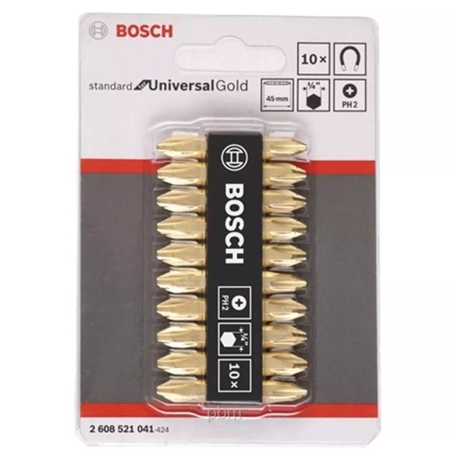BOSCH 10-PIECE DOUBLE ENDED BIT SET (2608521041)