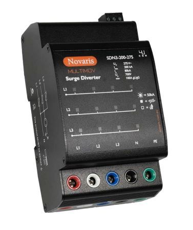 Surge Diverter, MULTIMOV, 3 Phase, 200kA, 275VAC, All Mode, Alarm contact SDN3-200-275