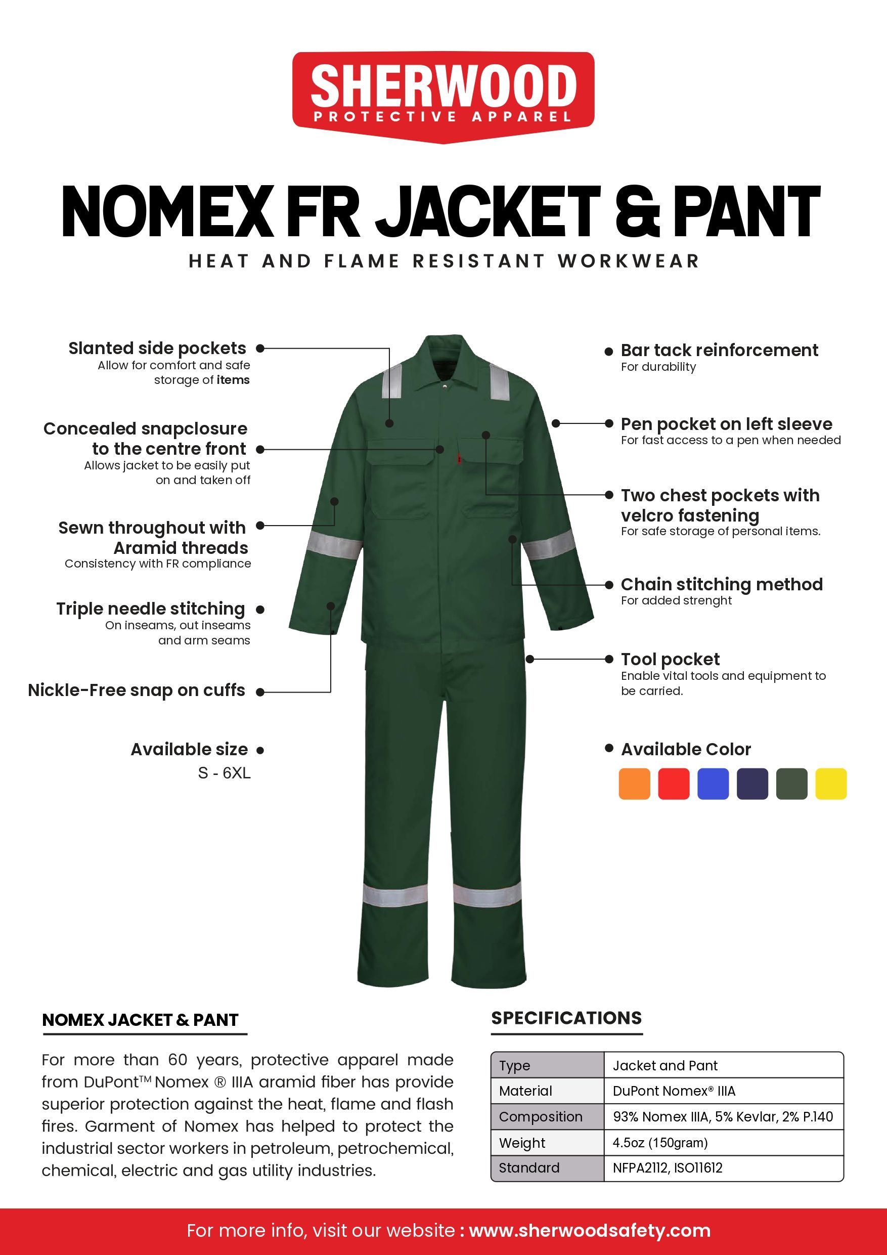 SHERWOOD NOMEX JACKET