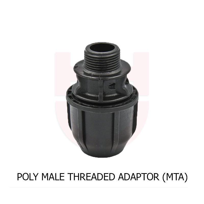 OEM Poly Male Thread Adaptor Mta 63mm X 2"
