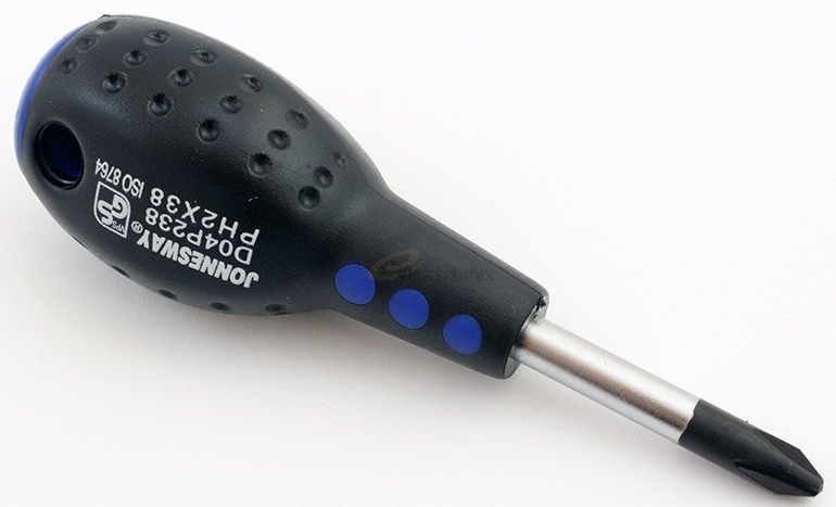 JONNESWAY FULL STAR SCREWDRIVER, SIZE: PH2 X 38 (1-1/2")