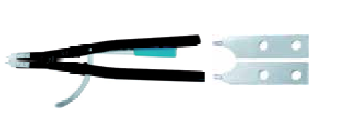 Temo 20" / 500mm, 165-300mm Internal Long Circlip Pliers - Straight Nose