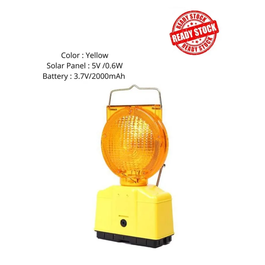 BLINKER LIGHT LED WARNING LIGHT 6V BATTERY & SOLAR