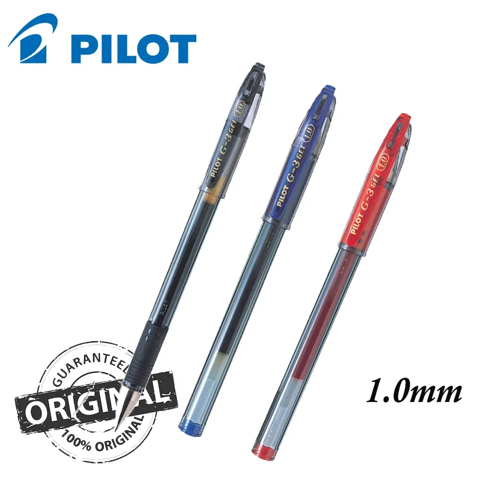 Pilot Gel Pen G-3 1.0mm in box ( 12pcs) - blue/black/red