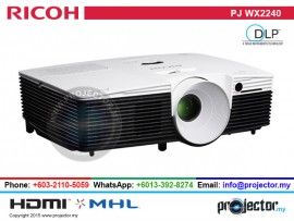 RICOH PJ WX2240 WXGA 3100 LUMENS PROJECTOR