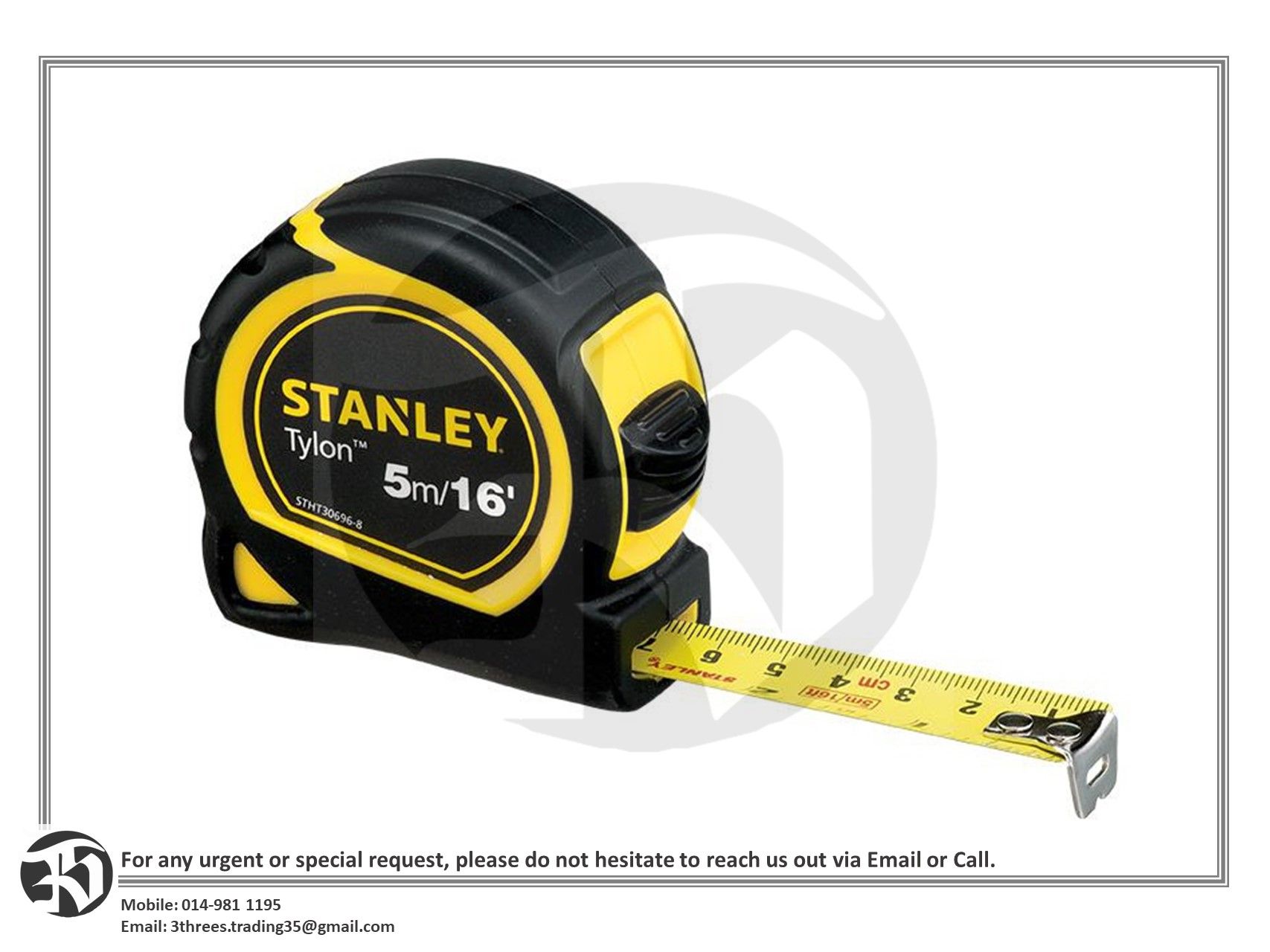 Stanley Measuring Tape 3.5m/5m/8m
