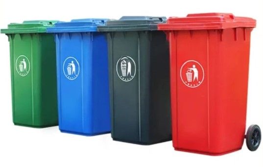 240L Indoor & Outdoor Heavy Duty Garbage Bin with Wheel