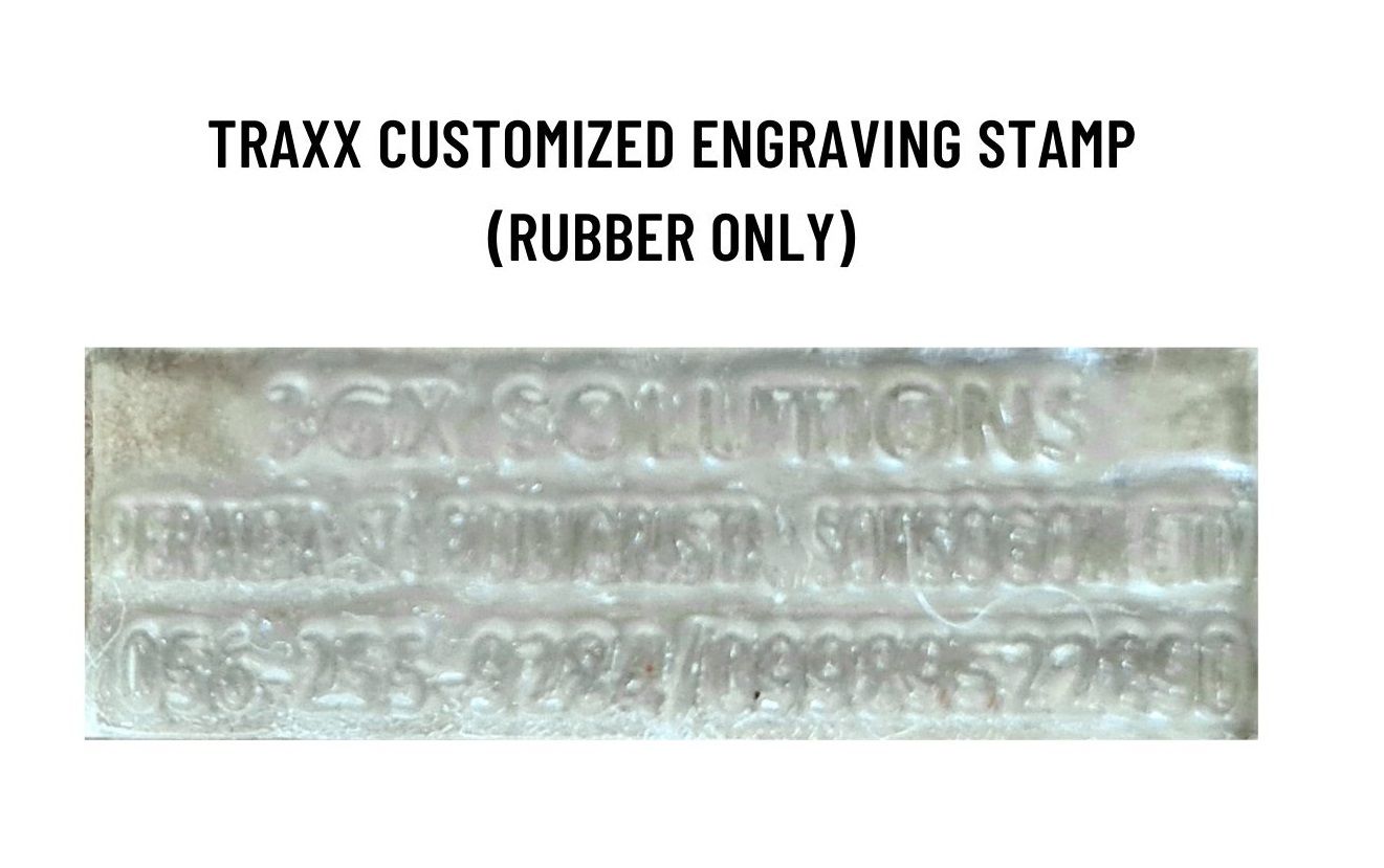 Rubber Stamp - RUBBER ONLY