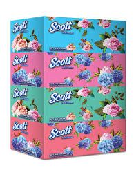 10x4x150s Scott Floral FT Box 2Ply (85023A)