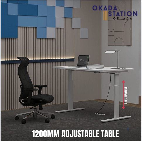 VS ADJUSTABLE TRAINING TABLE / 1200MM X 750MM X 1150MM / EHT157 / 5 FEET / STUDY TABLE / OFFICE TABLE / MEJA TURUN NAIK
