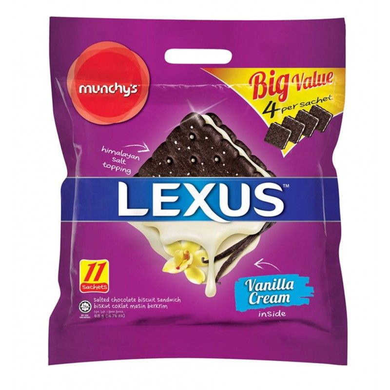 Lexus Salted Vanilla Sandwich 418 g x 12