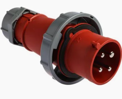 Commando plug male female 4 pin 63A