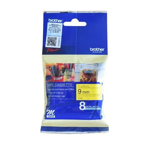 Brother Label Thermal Tape M-K621 Black On Yellow 9mm