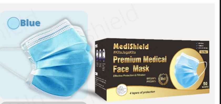 4 Ply Medical Facemask Earloop